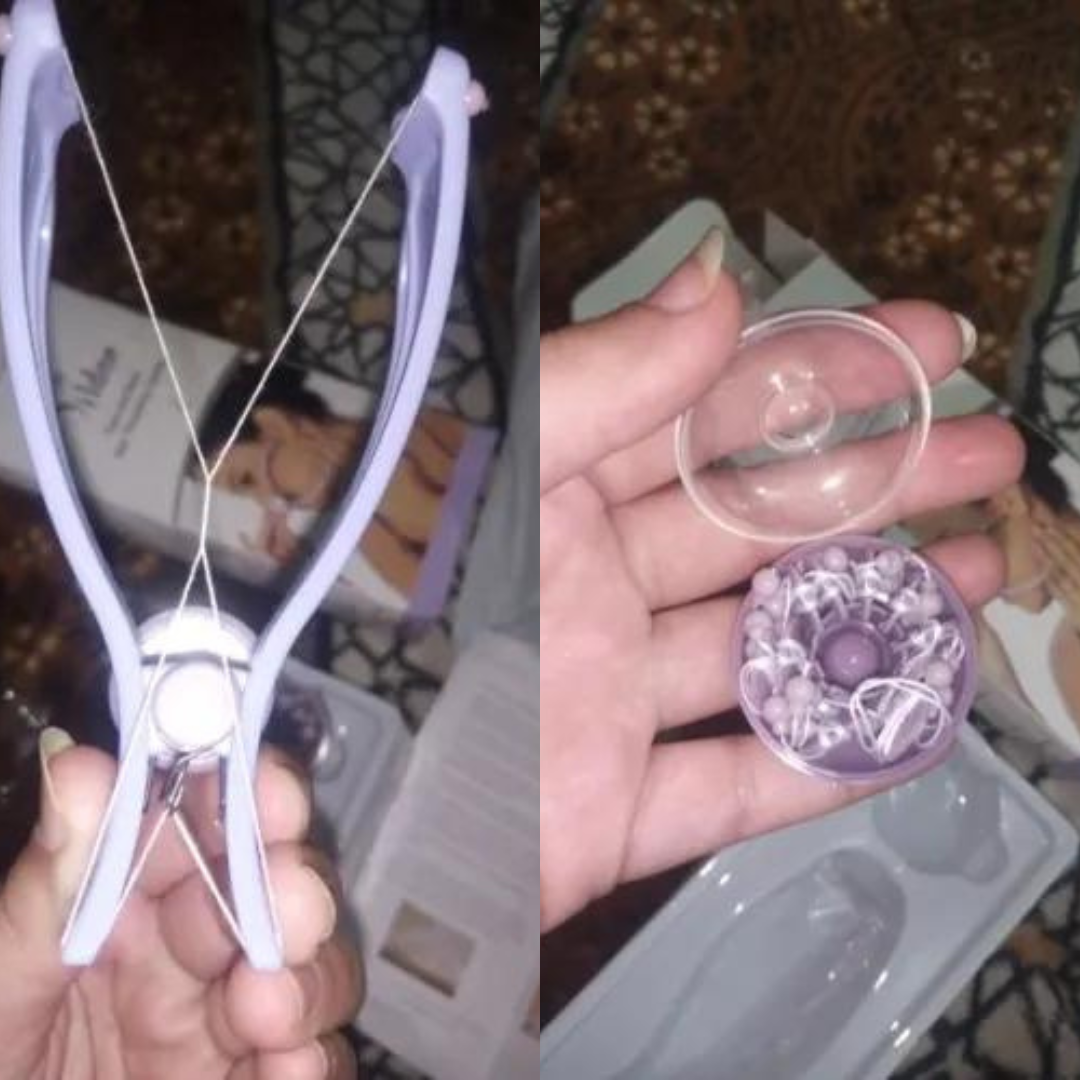 Painless Body Hair Threading Epilator System DIY