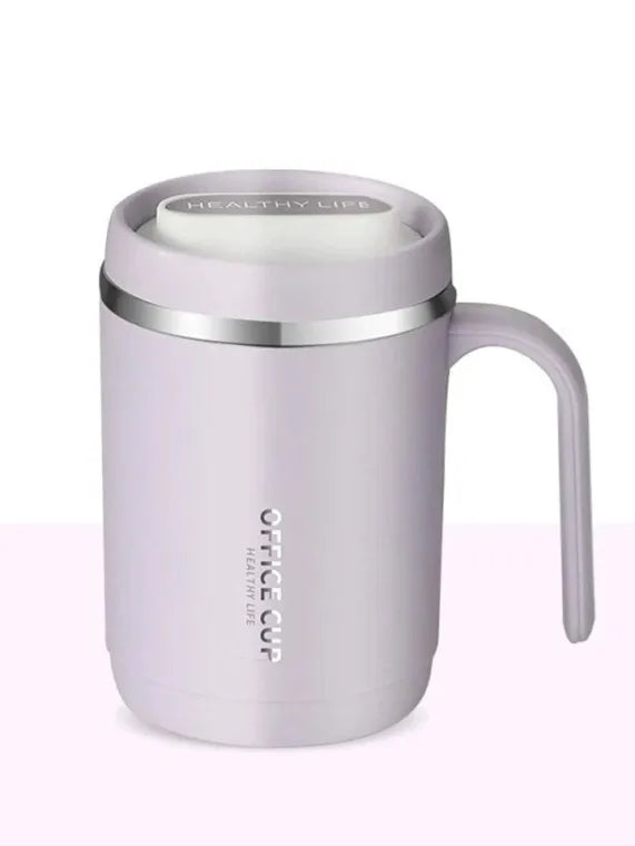 Coffee Mugs Hot Sale 500ml Purple Color 304 Stainless Steel Thermal Mug Breakfast Cup Travel Coffee Mugs