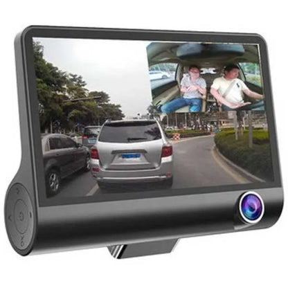 HD Triple Lens Universal Car DVR Dash Cam – Night Vision + Rear View | Drive Safer Now!