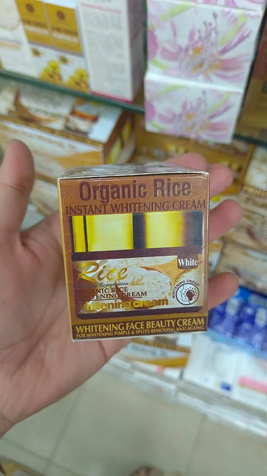 New High Quality 100% Organic Rice Repairing Cream For Instant and Natural Whitening