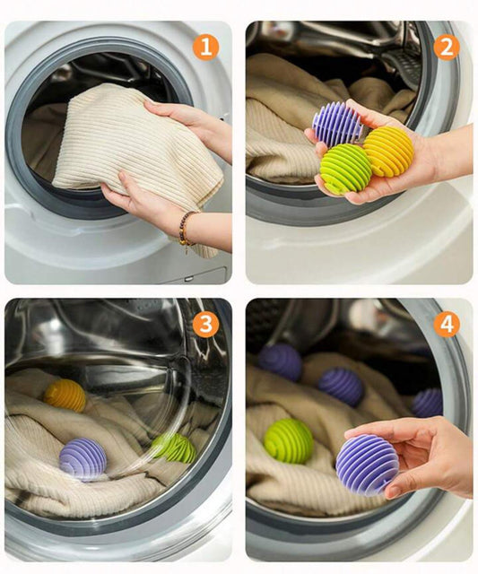 Reusable Silicone Laundry Balls – Pet Hair Remover for Clothes