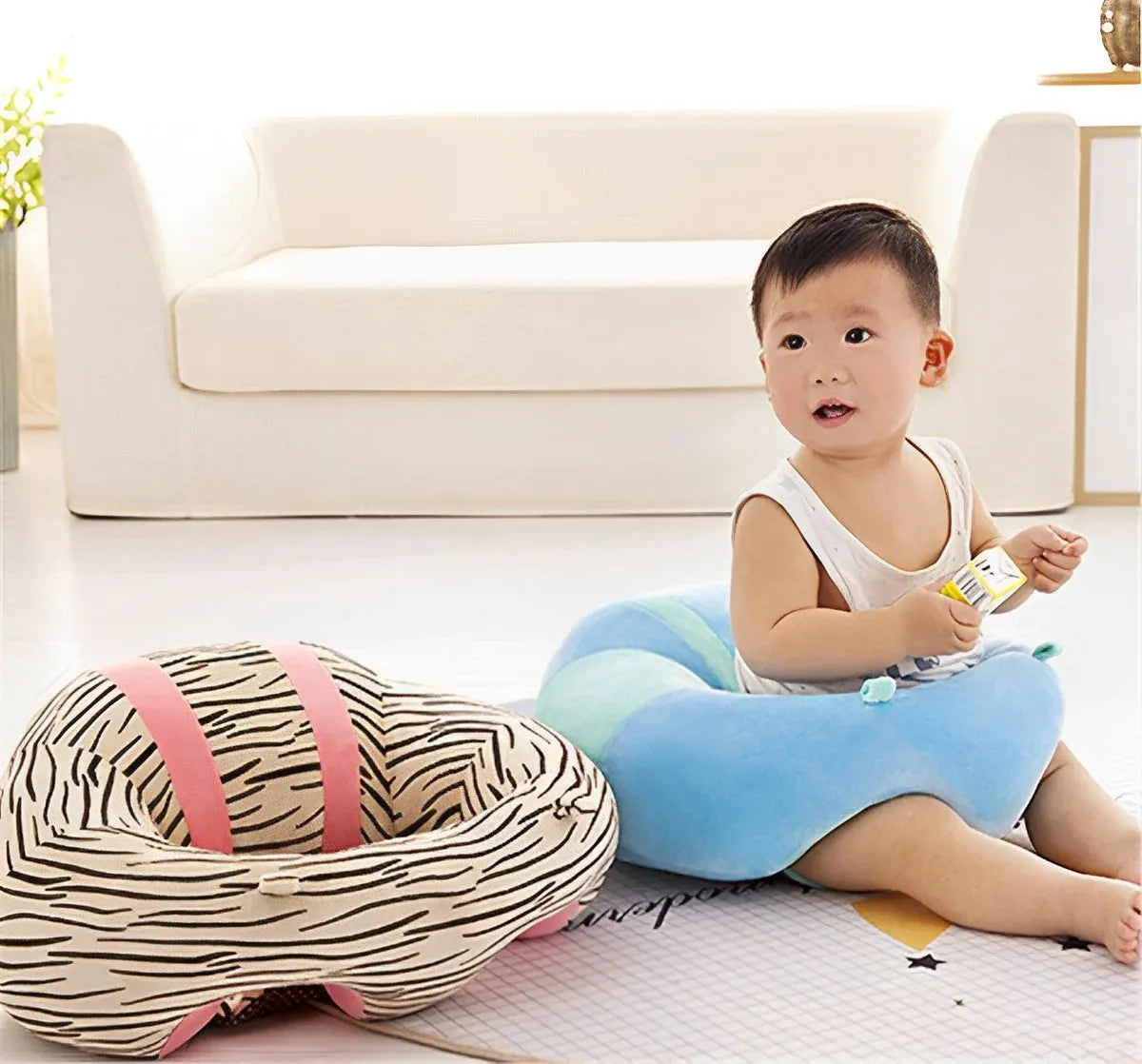 👼 BIGGER BABY SOFA CHAIR FOR SITTING UP ( Big Relief for Parents)