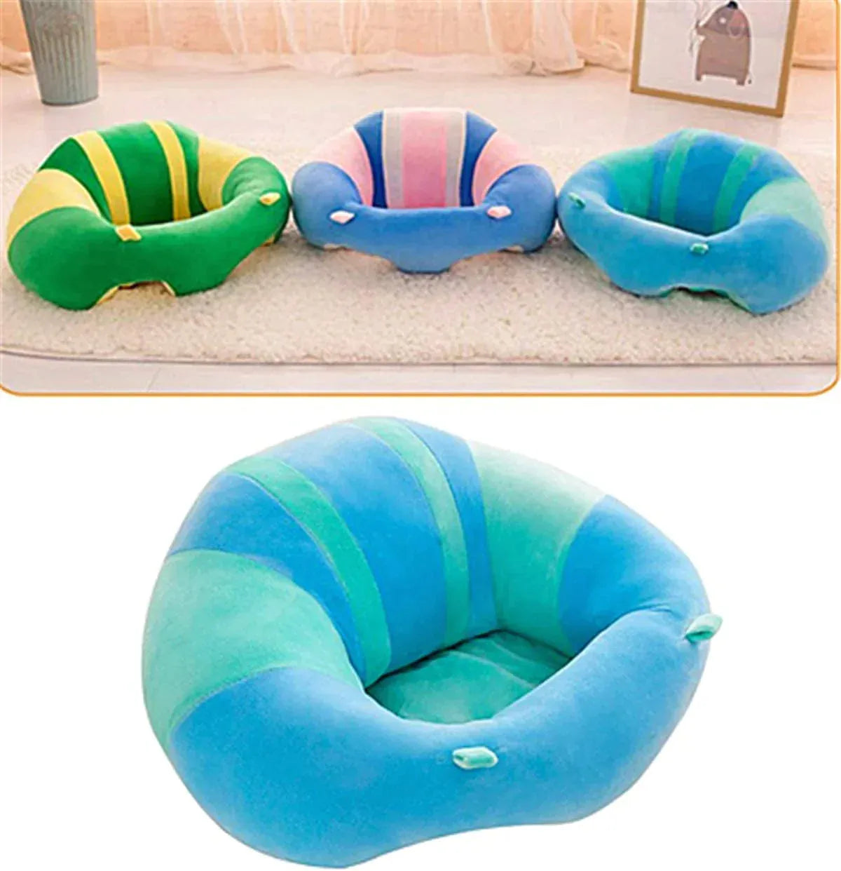 👼 BIGGER BABY SOFA CHAIR FOR SITTING UP ( Big Relief for Parents)